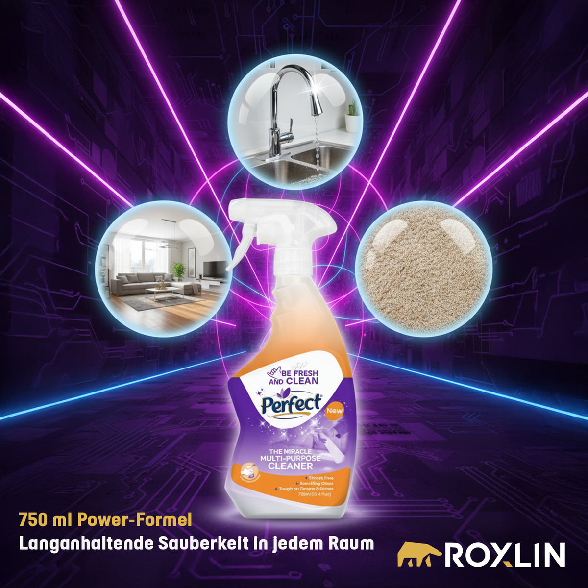 Perfect Miracle Allzweckreiniger 750 ml – langanhaltende Sauberkeit in jedem Raum