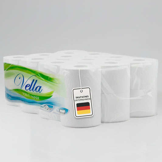 Vella Premium Toilettenpapier 3-lagig, Großpackung