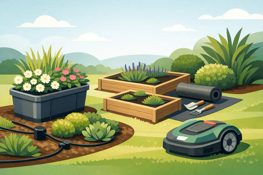 Gartenprodukte für pflegeleichte Bepflanzung