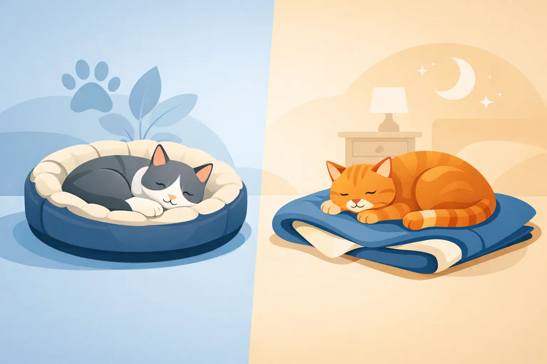 Katzenbett oder Decke - was ist besser?