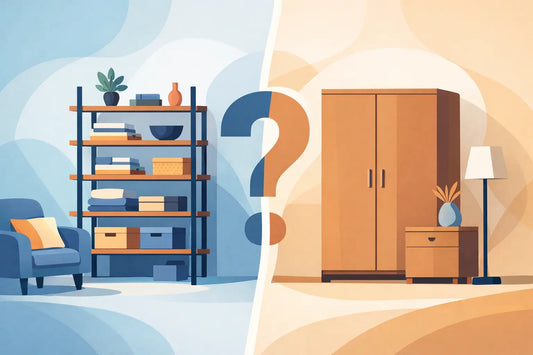 Offenes Regal oder Schrank - was passt besser?