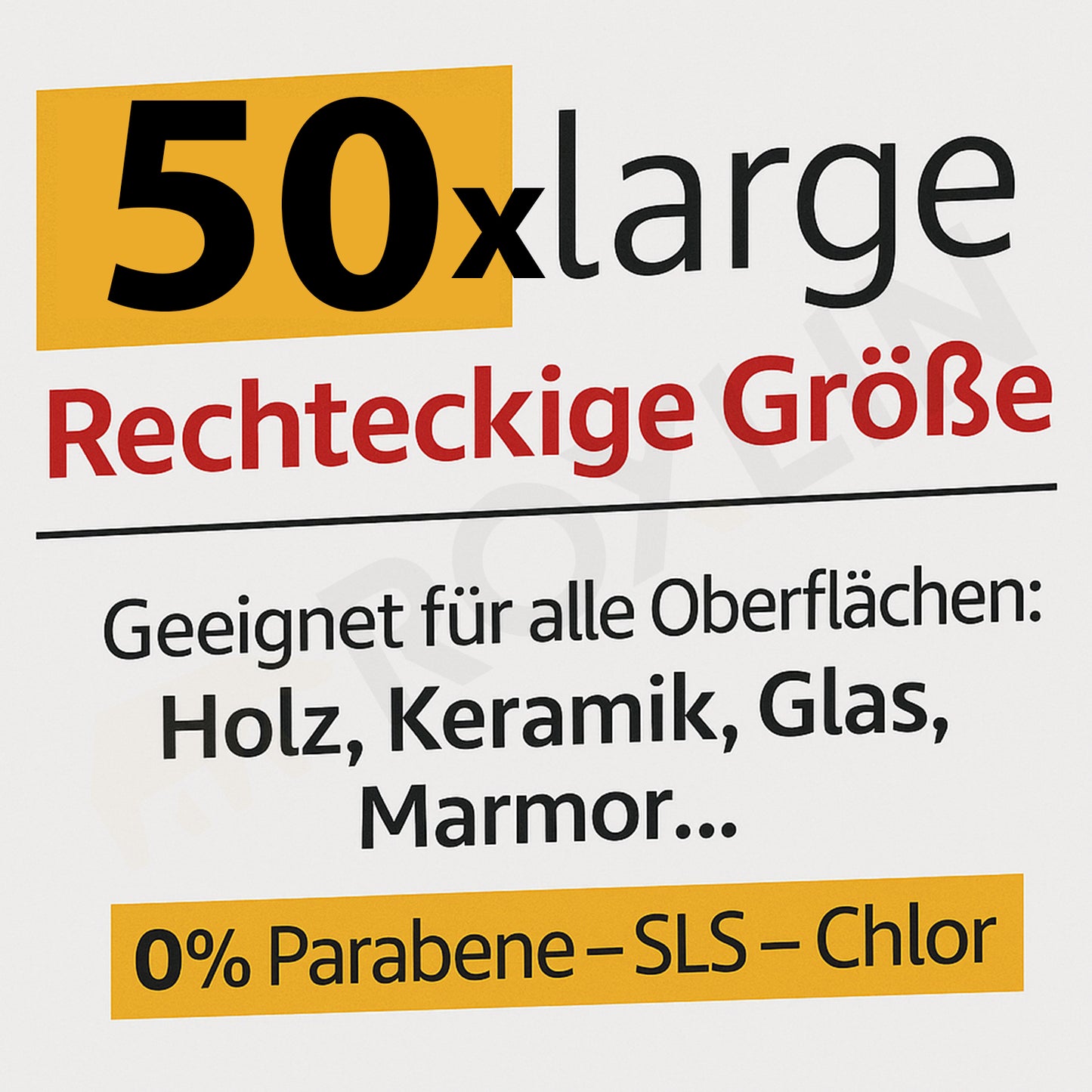Sleepy Easy Clean 8-lagige XL Bodenwischtücher (50 Stk) | Für Mop & alle Oberflächen