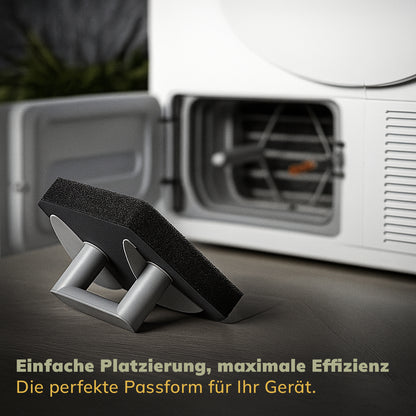 Einfache Platzierung des Roxlin Filters in der Filterposition des Miele T1 Trockners