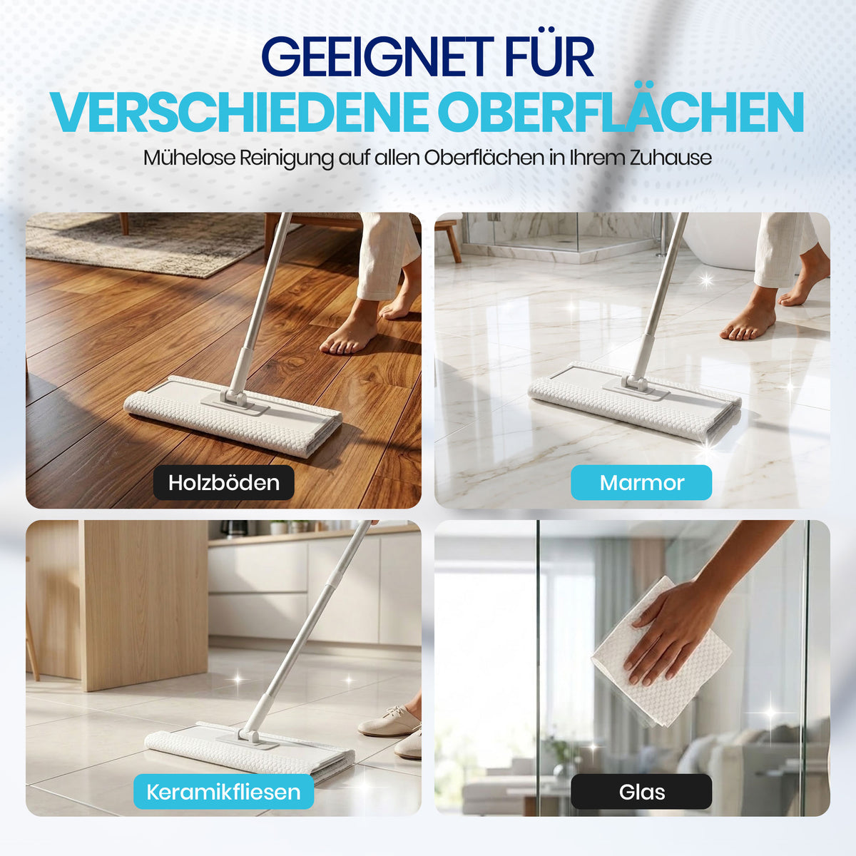 Mr. OXY 4XL Bodenwischtücher 50 Stück – für Wischmopps