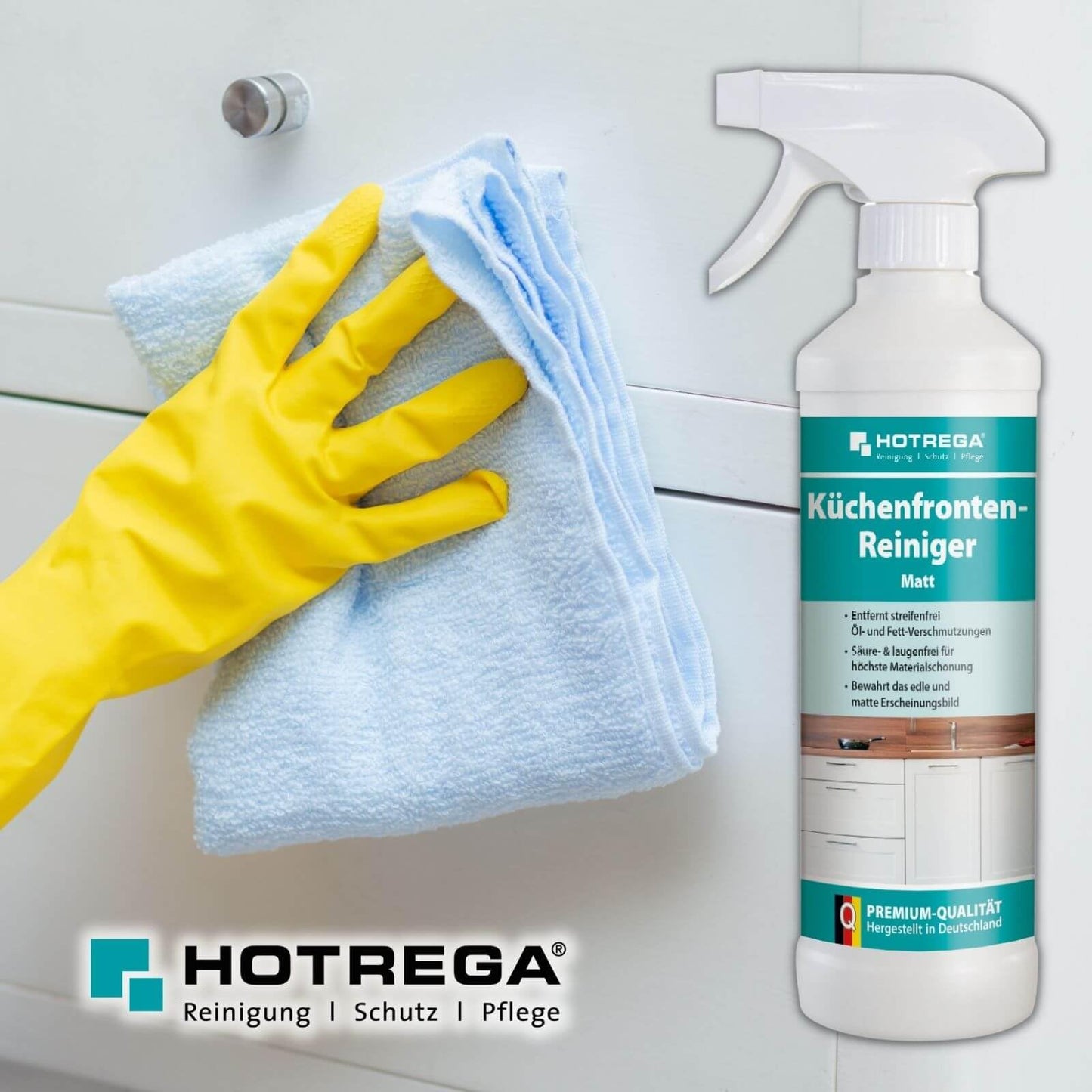 HOTREGA Küchenfronten Reiniger Matt 500 ml Für matte Küchenfronten
