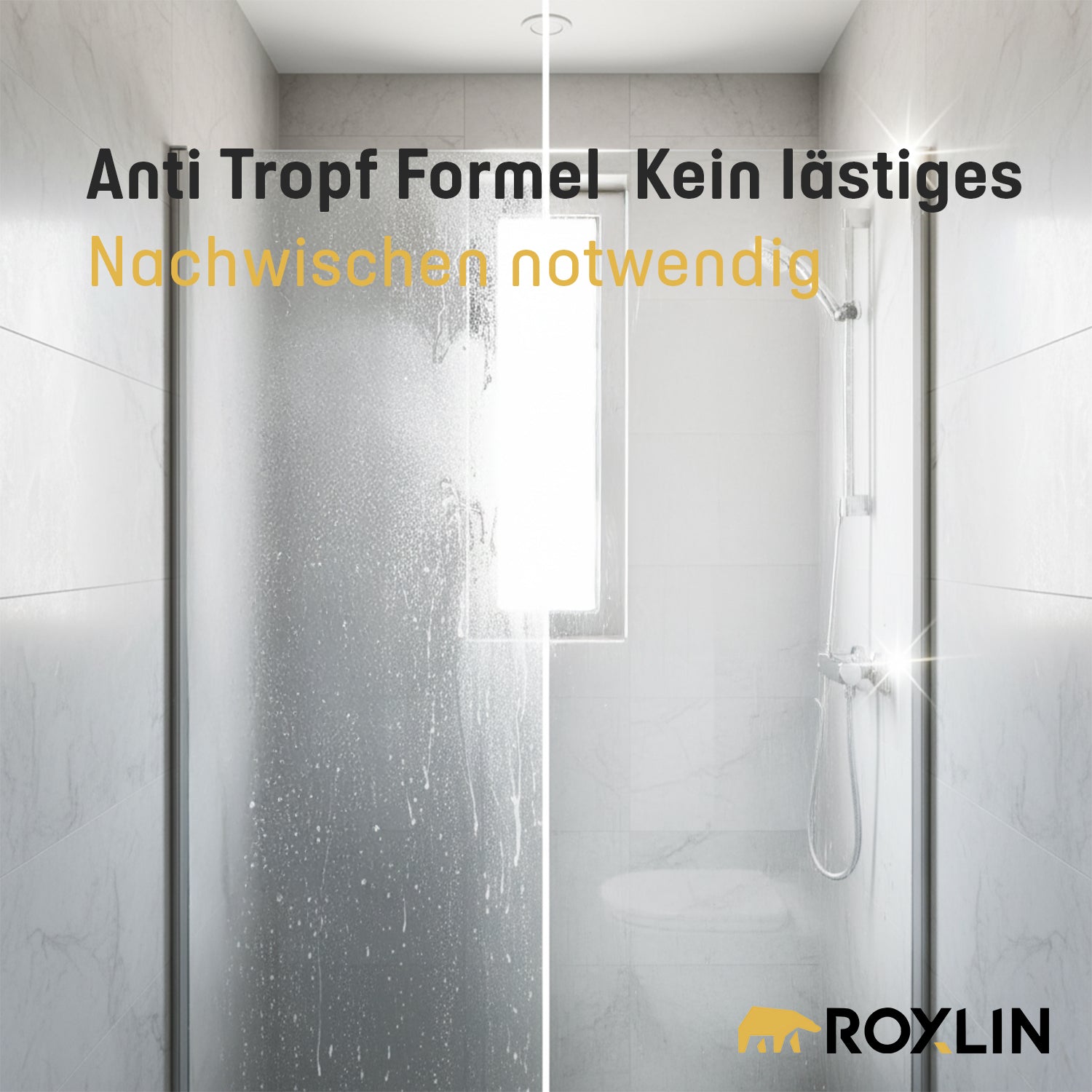 Perfect Badezimmerreiniger mit Anti-Tropf-Formel ohne lästiges Verlaufen