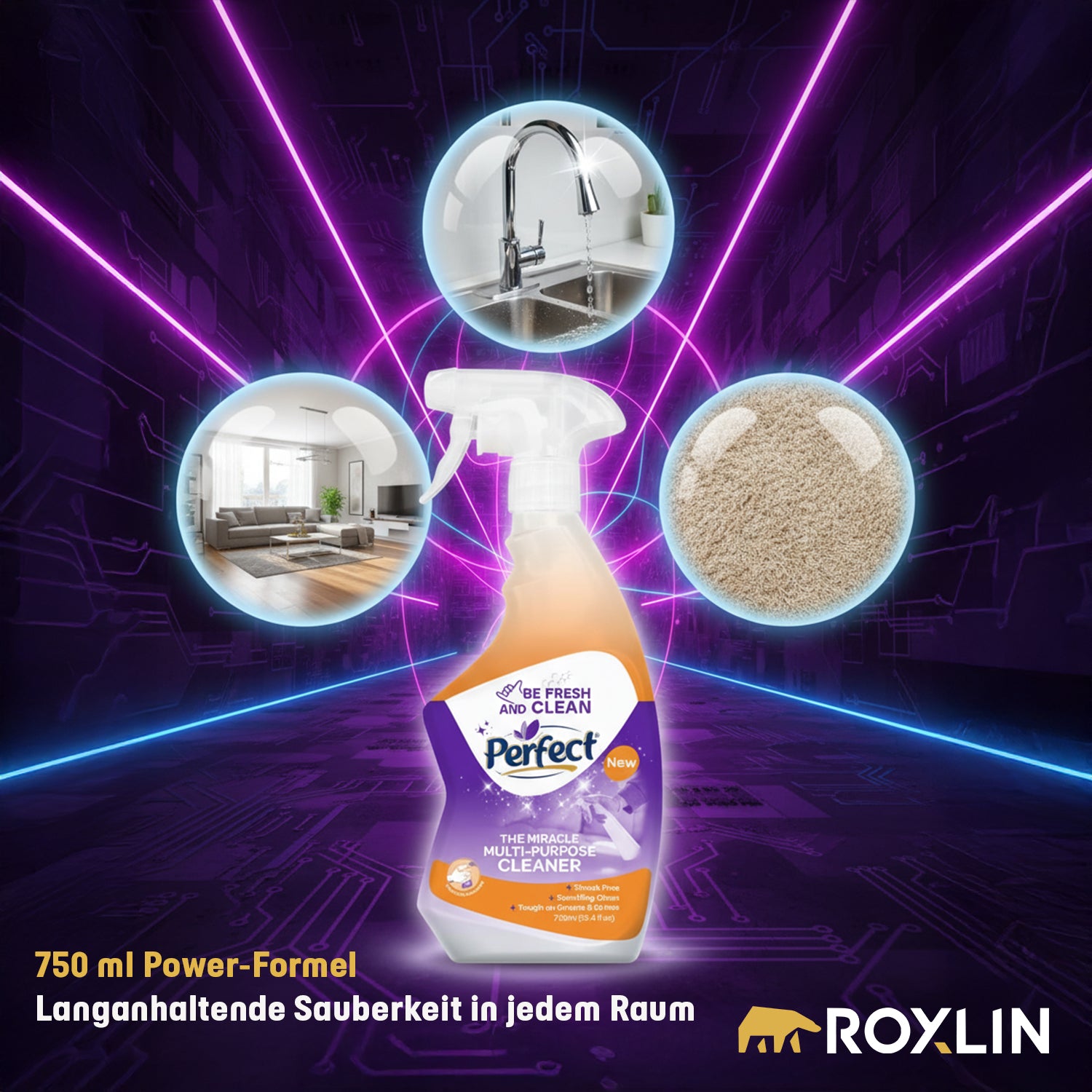Perfect Miracle Allzweckreiniger 750 ml – langanhaltende Sauberkeit in jedem Raum