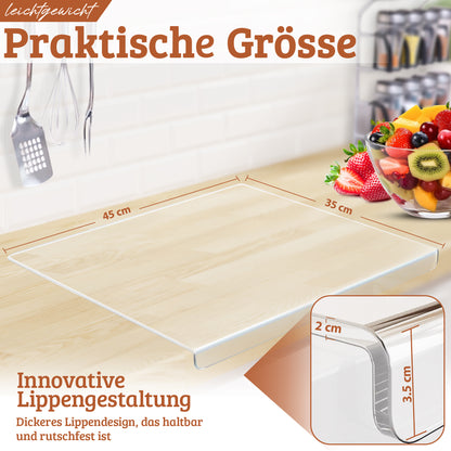 Roxlin Acryl Schneidebrett in praktischer Größe für die Küche