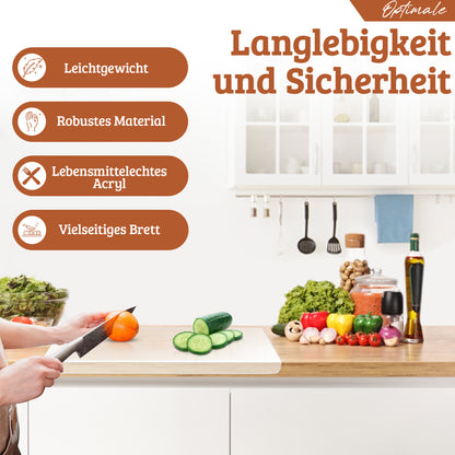 Roxlin Acryl Schneidebrett – Langlebigkeit und Sicherheit beim Schneiden