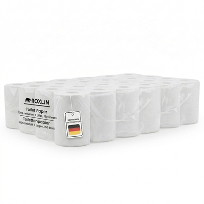 Roxlin Premium Toilettenpapier 3-lagig, Großpackung