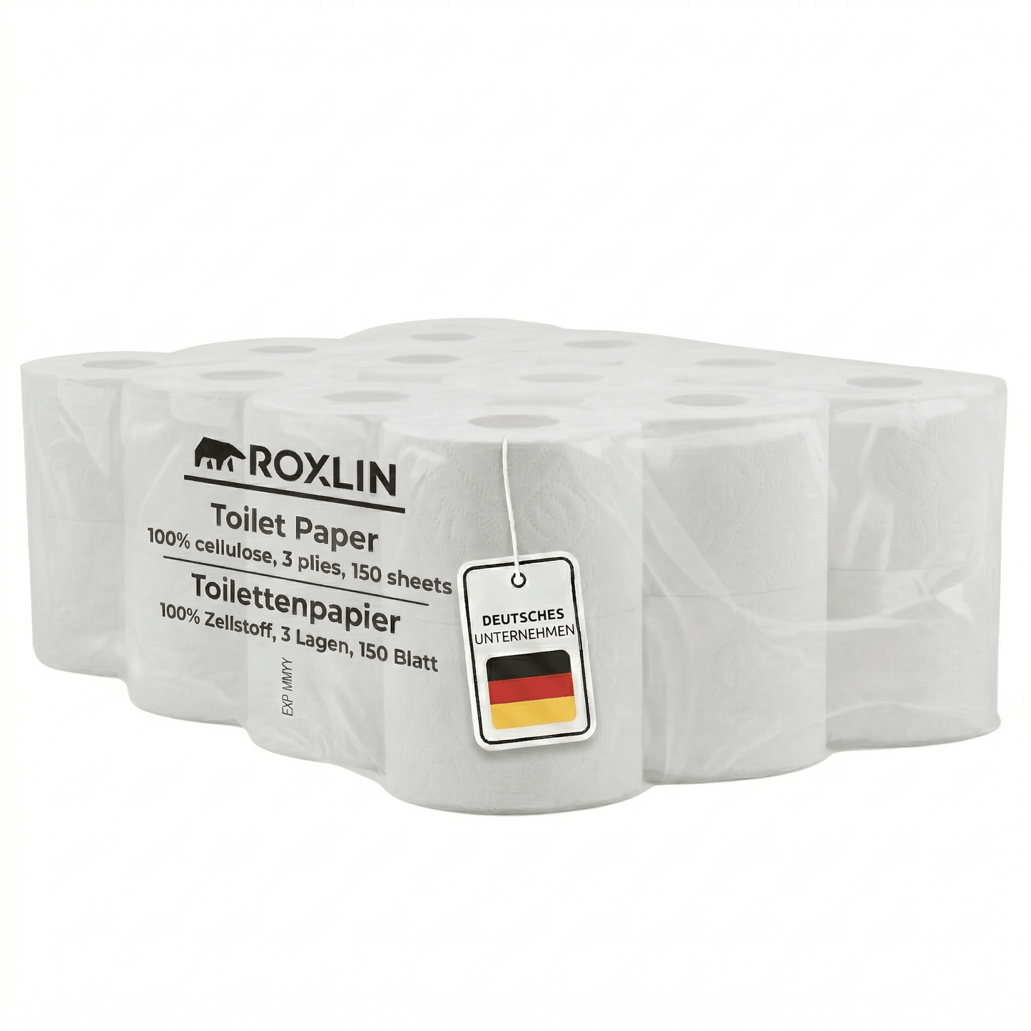Roxlin Premium Toilettenpapier 3-lagig, Vorratspack