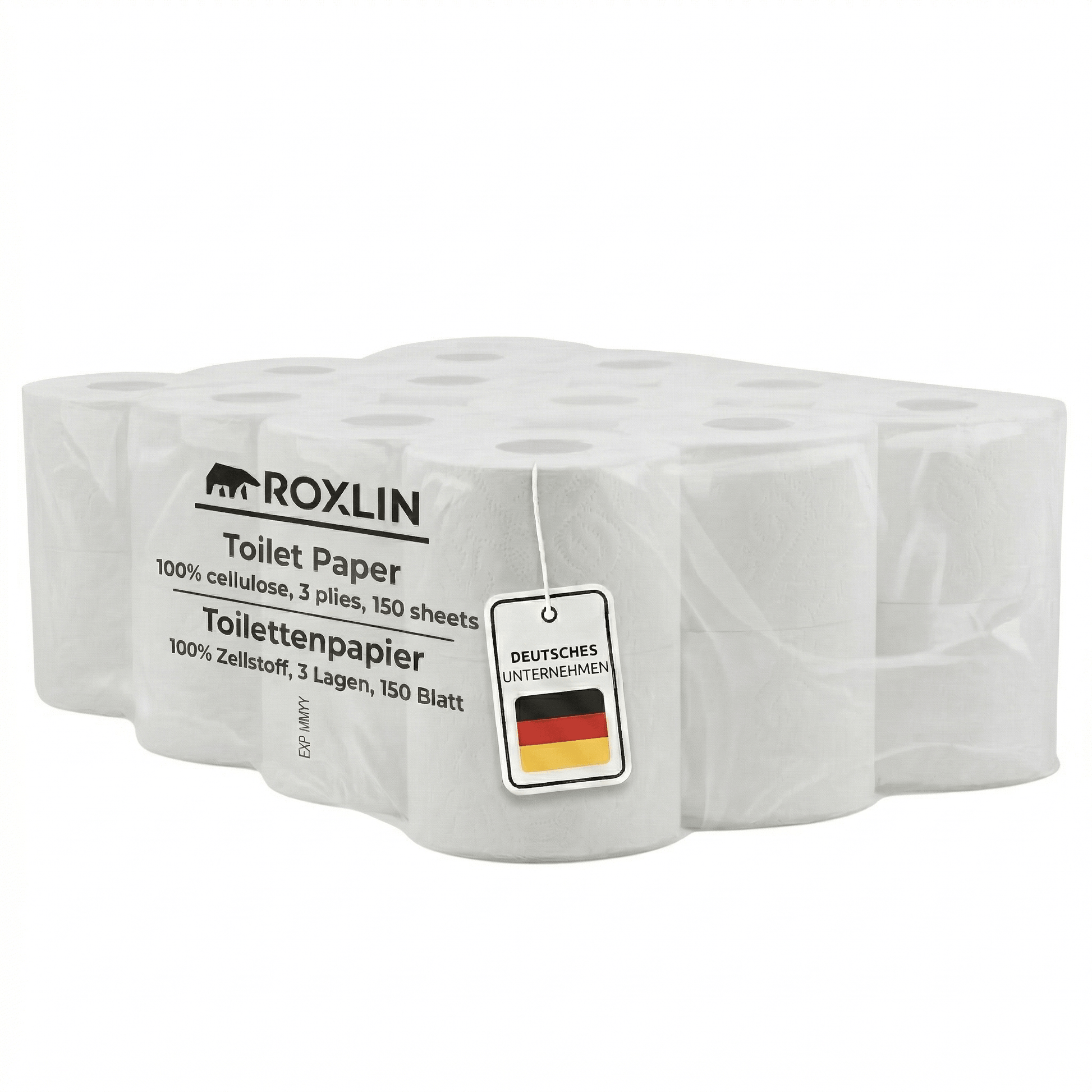 Roxlin Premium Toilettenpapier 3-lagig, Vorratspack