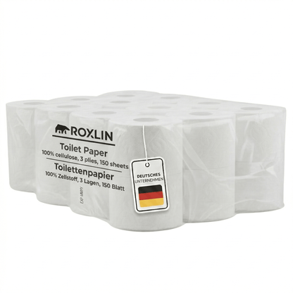 Roxlin Premium Toilettenpapier 3-lagig, Vorratspack
