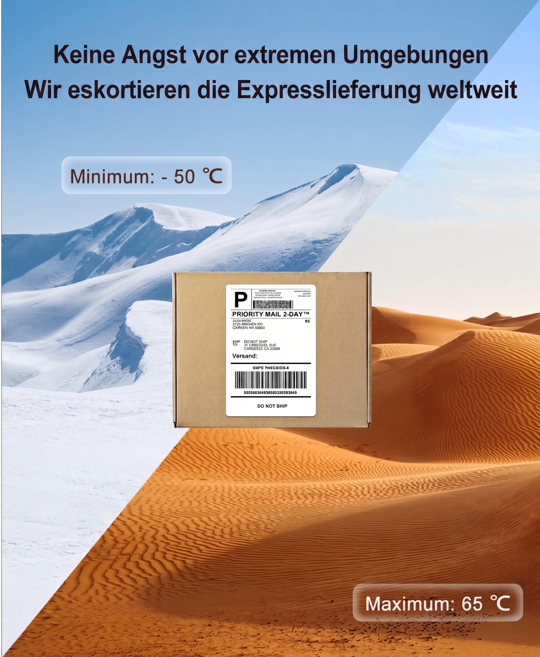 Roxlin Thermo-Versandetiketten – kein Ärger mit Folie, kompatibel mit Versandanbietern