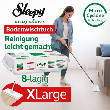 Sleepy Easy Clean 8-lagiges XL Bodenwischtuch – Reinigung leicht gemacht