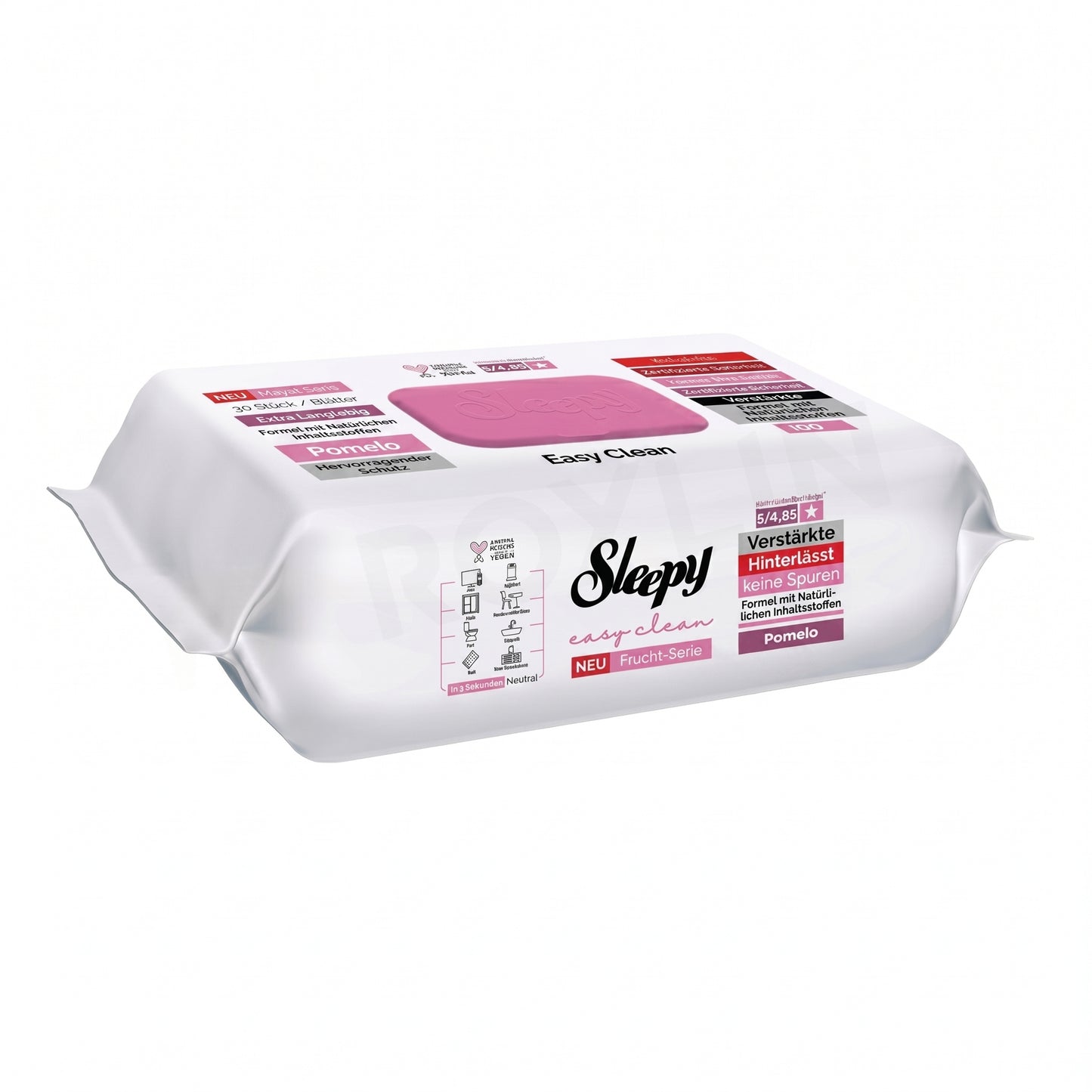 Sleepy Reinigungstücher Fruchtserie Packung
