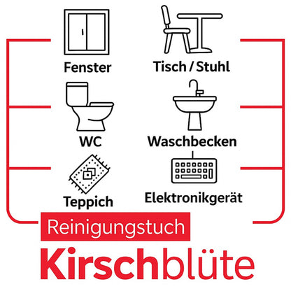 Sleepy Reinigungstücher Kirschblüte – Oberflächenreinheit für Bad, Küche und mehr