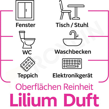 Sleepy Reinigungstücher Lilium Duft – Oberflächenreinheit für Bad, Küche und mehr