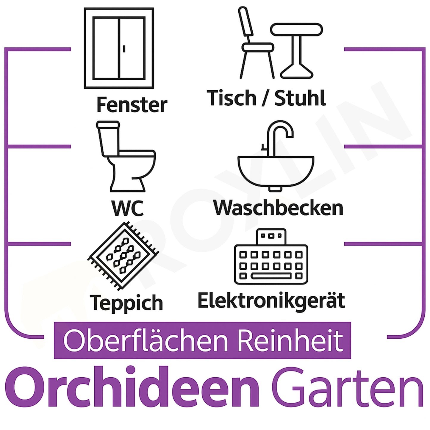 Sleepy Reinigungstücher Orchideen Garten – Oberflächenreinheit für Bad, Küche und mehr