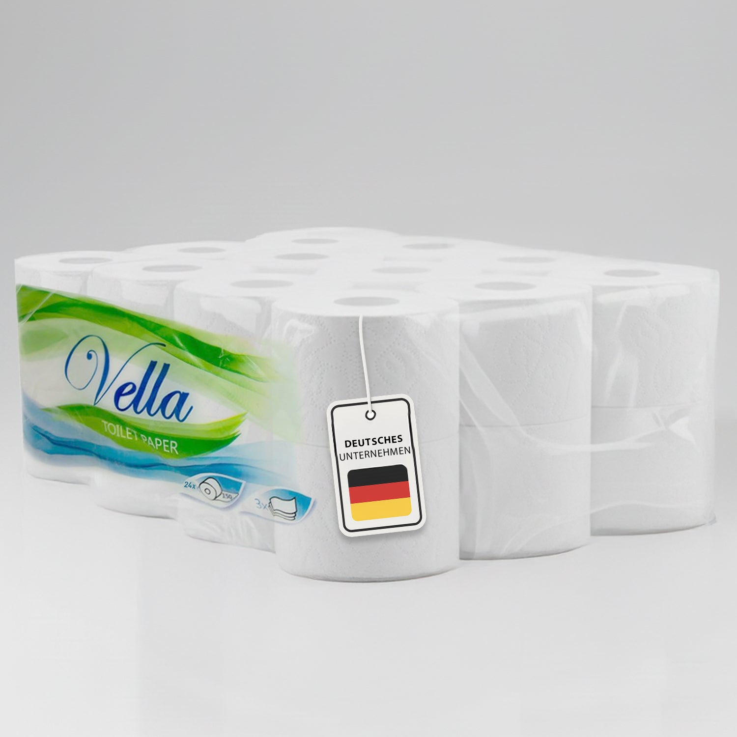 Vella Premium Toilettenpapier 3-lagig, Großpackung